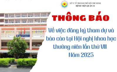 Thông báo về việc đăng ký tham dự và báo cáo tại Hội nghị khoa học thường niên lần thứ VII - Năm 2025